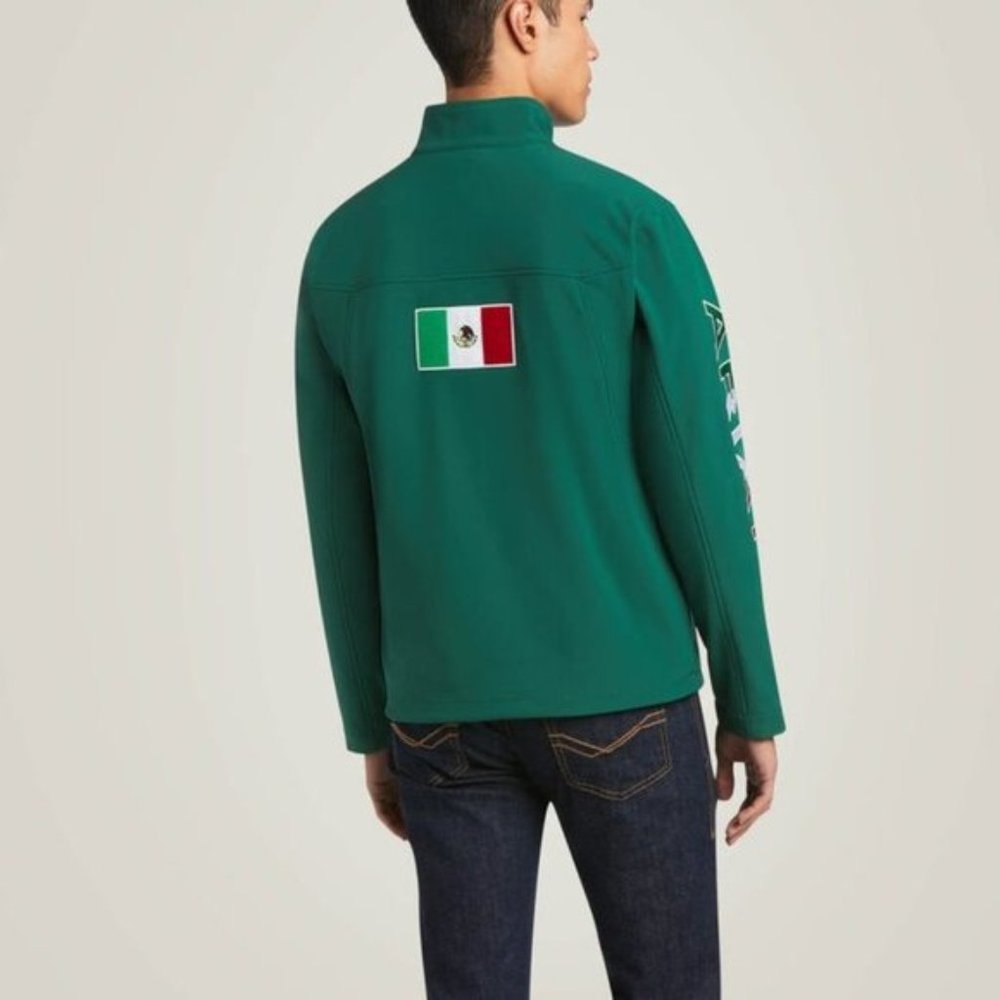 Ariat Unisex Youth Verde New Team Softshell Mexico Jacket Size XS